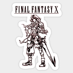 Tidus Final Fantasy X Sticker